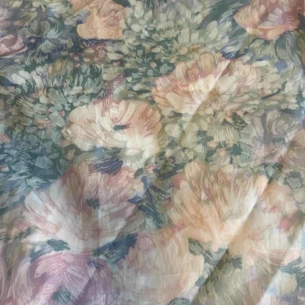 Vintage Springs‎ Home Shower Curtain Watercolor Pastel Floral USA